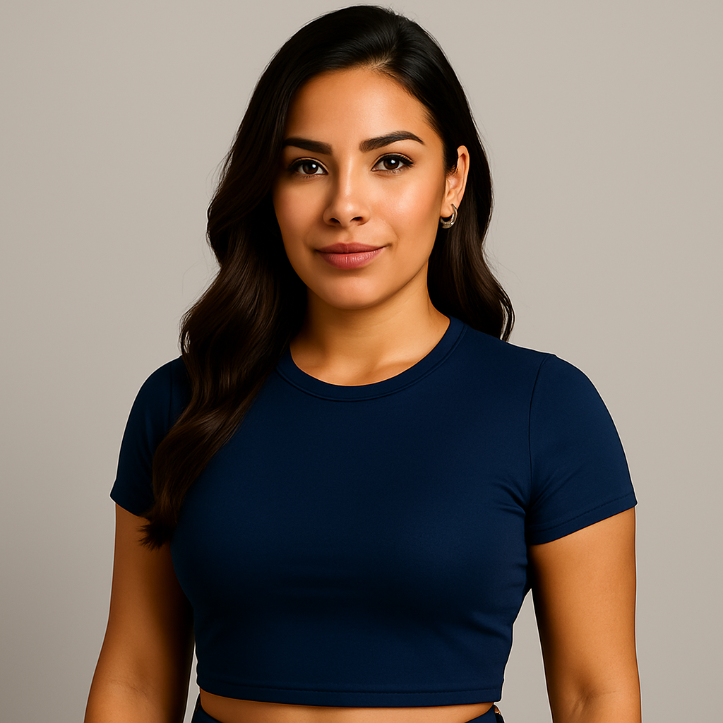 INDIVIDUAL Women's Slim Fit Crop Tee – Short Sleeve (20 COLORS)