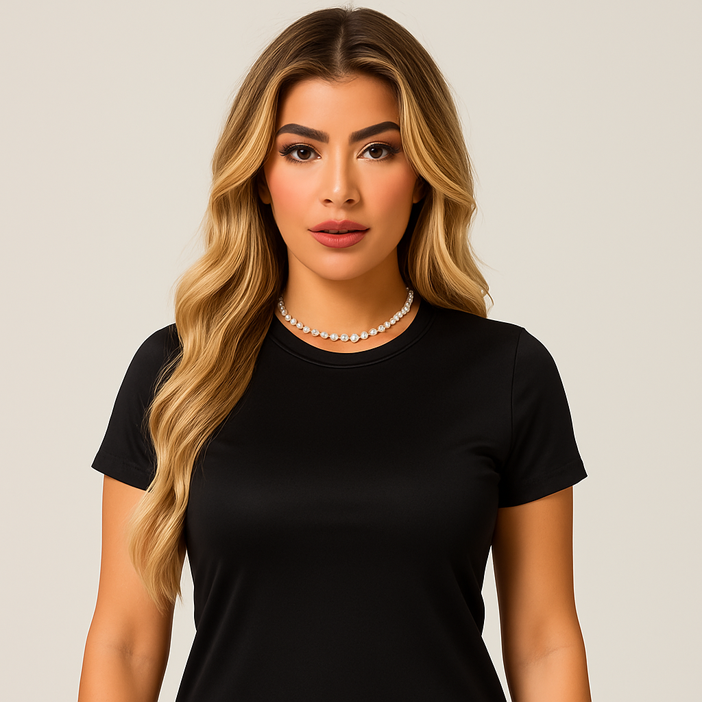 INDIVIDUAL Women's Full Length Fitted Top Short Sleeve Shirts – (16 COLORS)