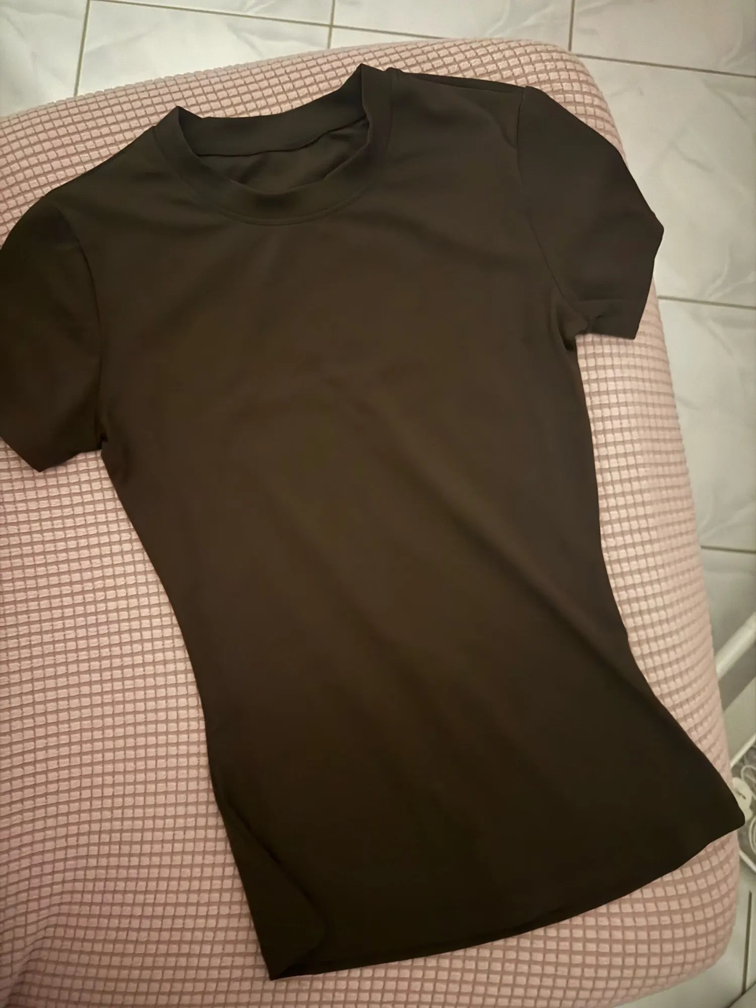 INDIVIDUAL Women's Full Length Fitted Top Short Sleeve Shirts – (16 COLORS)